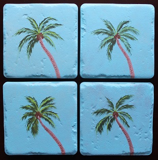 Tile coasters 5